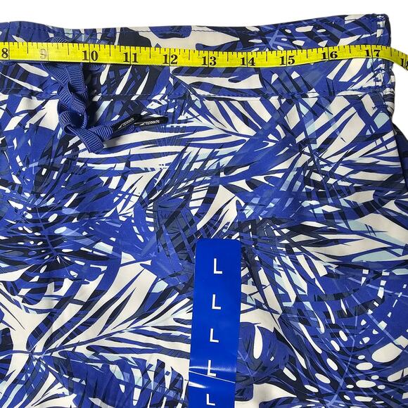 Speedo Women's Lightweight Swim Skort "Blue Palms" NWT Size Large - Picture 11 of 12